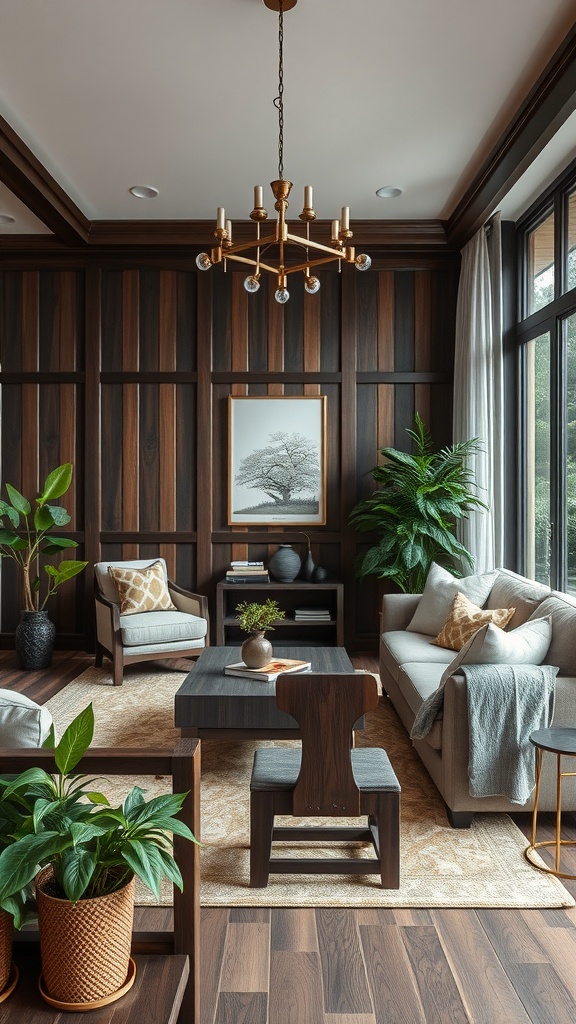 25 Stunning Dark Wood Interior Ideas for a Cozy Home