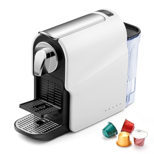 beanglass Espresso Pod Machine for Home, Compact Capsule Coffee Maker ...