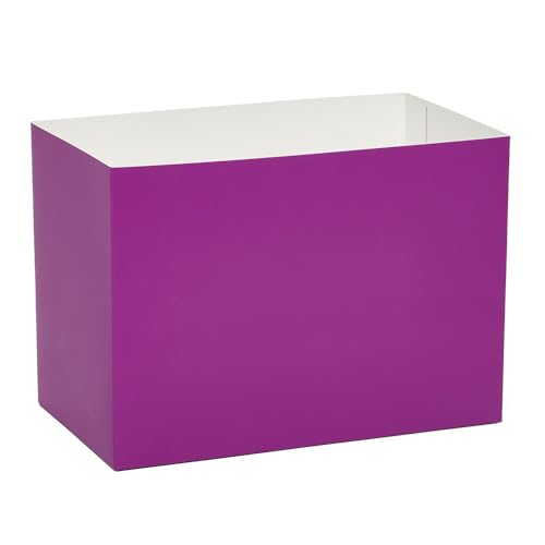 25ea - 8-1/4 X 4-3/4 X 6-1/4 Purple Matte Prm ...