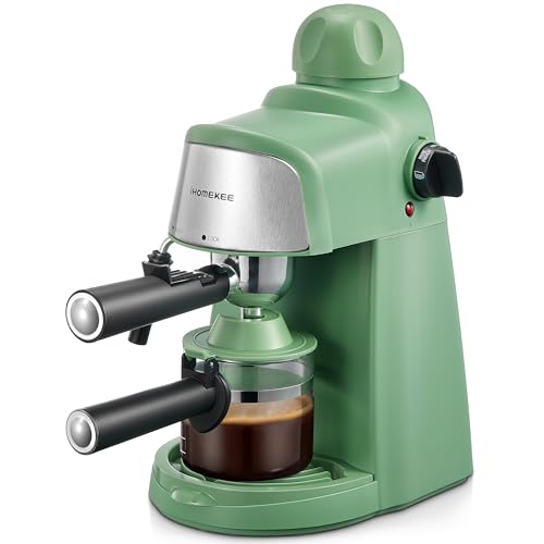 Ihomekee Espresso Machine, 3.5Bar Espresso and Cappuccino Machine with Fast ...
