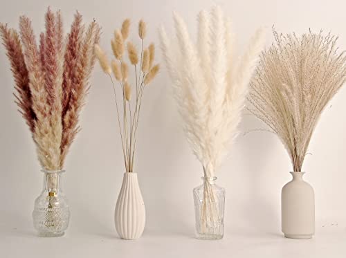 65PCS Pampas Grass Decor, Including pompas Floral, Reed Dried Grass ...
