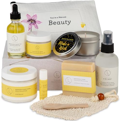 Lizush Luxury Spa Gifts for Women - 9 Piece Citrus ...