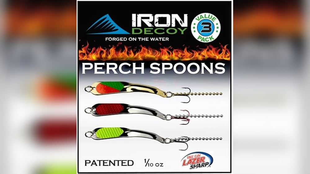 thumbnail image 2 of Steely Spoon Fishing Lures 3-Pack - Trout, Bass, Walleye Lures With Patent Pending Ball Chain Design 2 of 6
