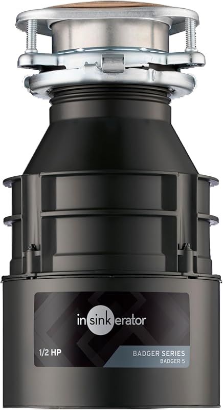 InSinkErator Badger 5 Standard Series 1/2 HP Continuous Feed Food Wast