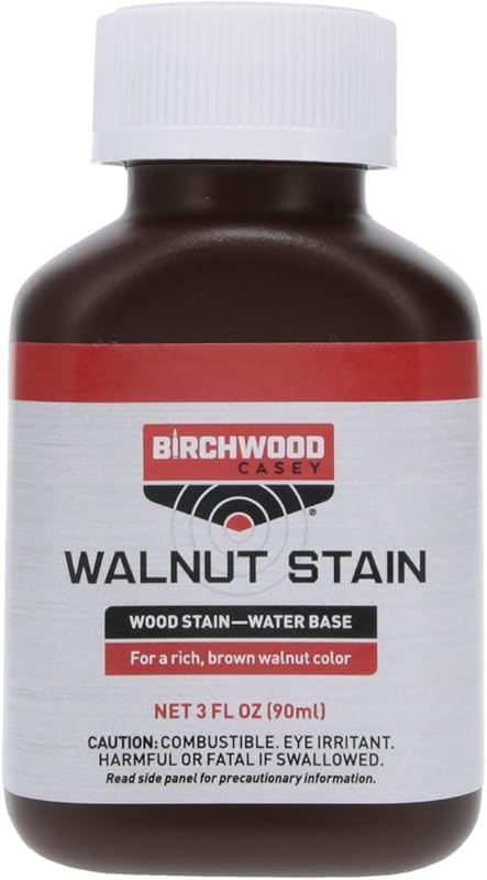 Birchwood Casey Easy-to-Use, Fast-Acting Walnut Wood Stain for Refinis