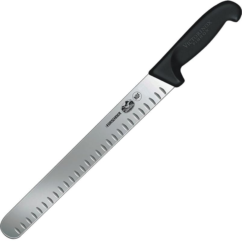 Victorinox Fibrox 12-Inch Slicing Knife, Granton Edge, Professional Me