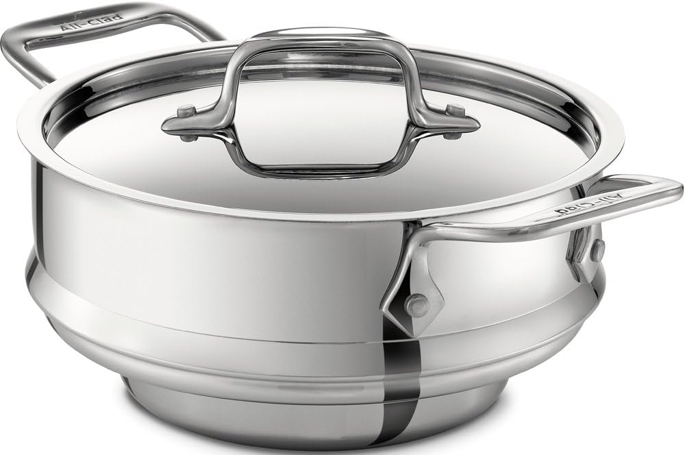 All-Clad Specialty Stainless Steel Universal Steamer Basket, 3 Quart F