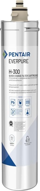 Pentair Everpure H-300 Quick-Change Filter Cartridge, EV927072, NSF Ce