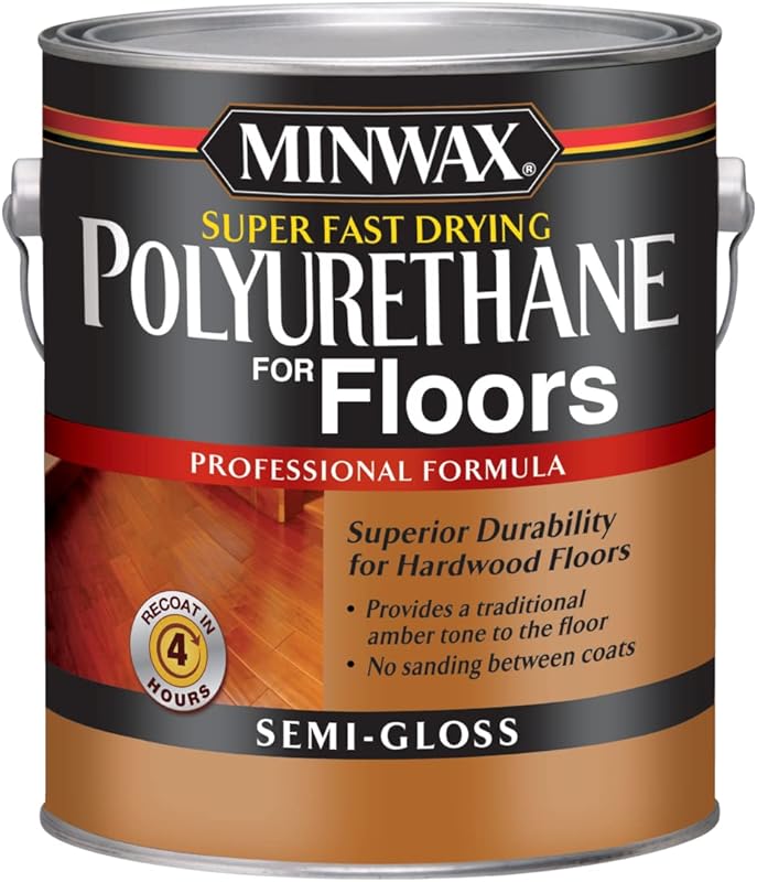 Minwax Super Fast Drying Clear Semi-Gloss Polyurethane Protective Wood