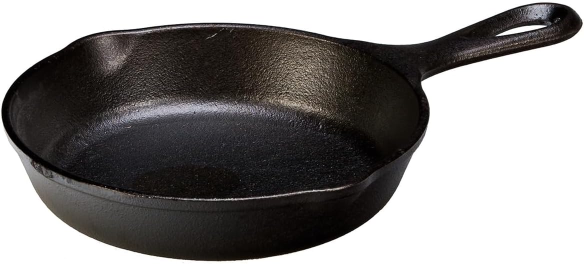 Lodge 6.5-Inch Seasoned Cast Iron Skillet, Naturally Non-Stick, PFAS-F