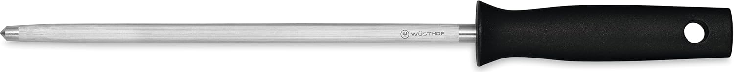 WÜSTHOF Classic 9-Inch Honing Steel Rod for Professional Knife Edge Ma
