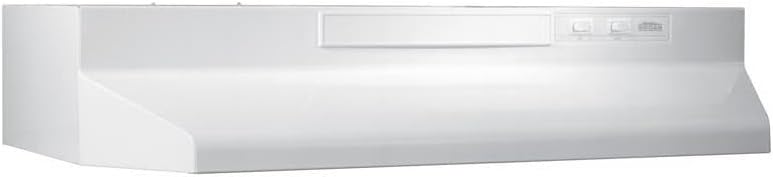 Broan-NuTone F403011 30-Inch Under Cabinet Range Hood Insert, White, 2