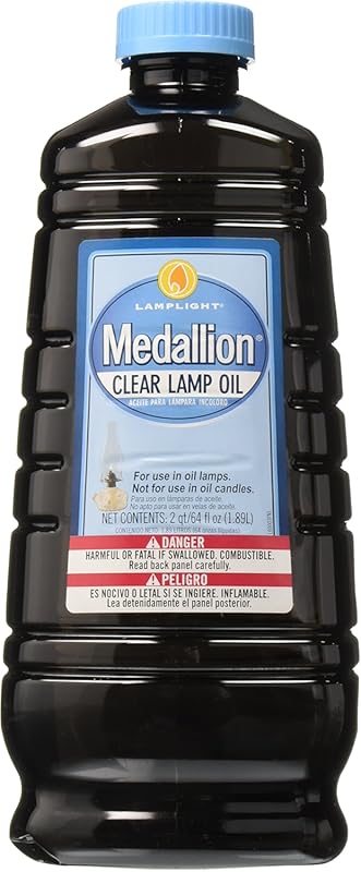 Lamplight Farms 60003 Unscented Lamp Oil - Clear, 64oz Clean-Burning F