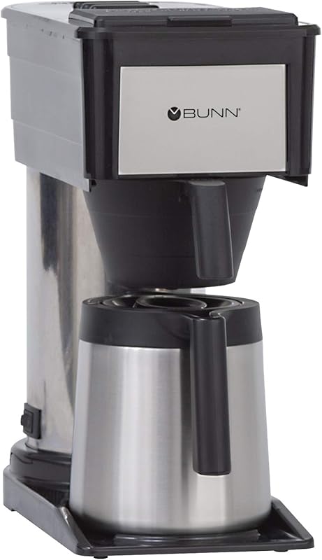 BUNN BT Speed Brew 10-Cup Home Coffee Brewer with Thermal Carafe, Keep