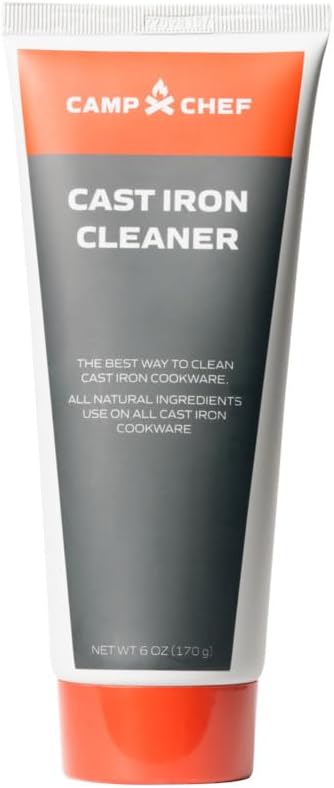Camp Chef Professional Cast Iron Cleaner for Seasoned Cookware Care –