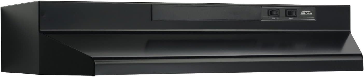 Broan-NuTone F403023 30-Inch Under Cabinet Range Hood Insert, Black, 2