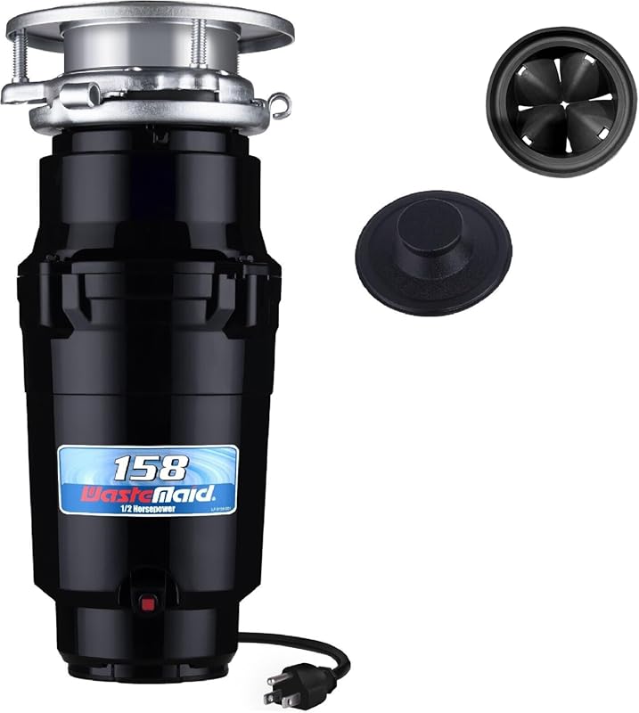 Waste Maid 10-US-WM-158-3B 1/2 HP Anti-Jam Stainless Steel Food Waste 