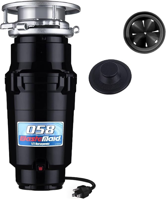 Waste Maid 1/2 HP Economy Garbage Disposal Anti-Jam Stainless Steel Fo