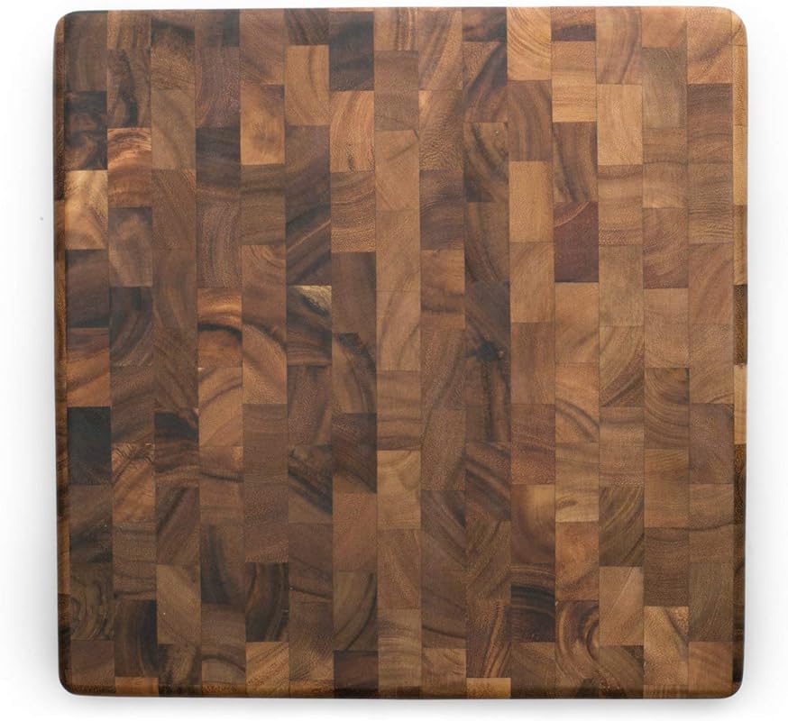 Ironwood Gourmet 28218 Square Charleston End Grain Chef's Board, 14