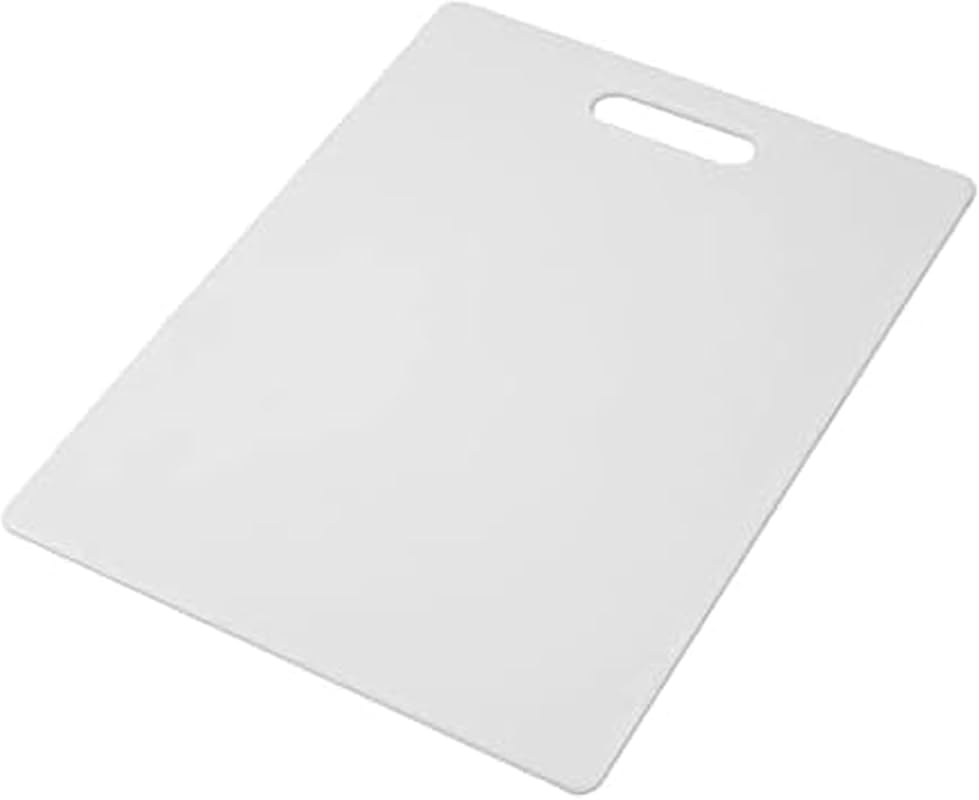 Farberware Dishwasher-Safe Plastic Cutting Board, 11x14 Inch with Easy