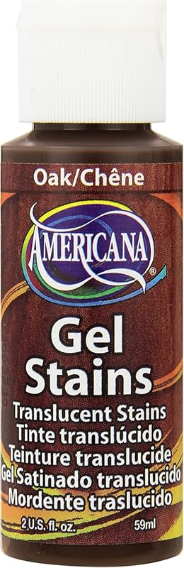 DecoArt DS30-3 Americana Gel Stains Acrylic Paint, Oak, 2-Ounce – Vers
