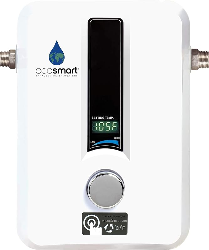 EcoSmart ECO 11 Electric Tankless Water Heater, 13KW at 240V, with Sel