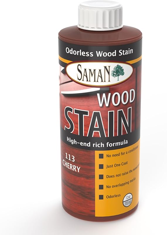 SamaN Interior Water-Based Wood Stain: Natural Cherry Finish for Furni