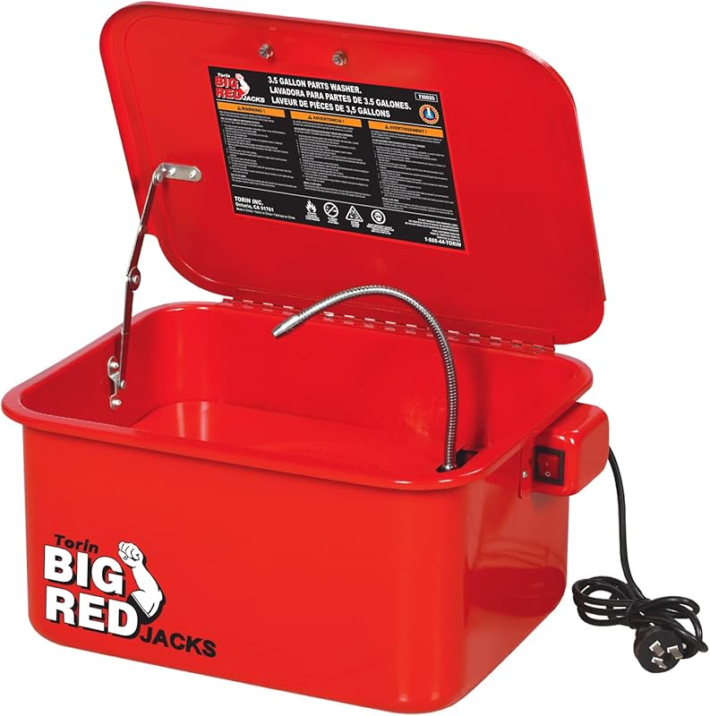 BIG RED T10035 Torin Portable Steel Cabinet Parts Washer, 110V Electri
