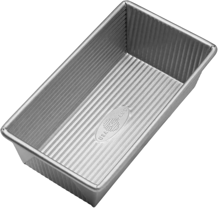 USA Pan Standard 1-Pound Nonstick Bread Loaf Pan, Durable Aluminized S