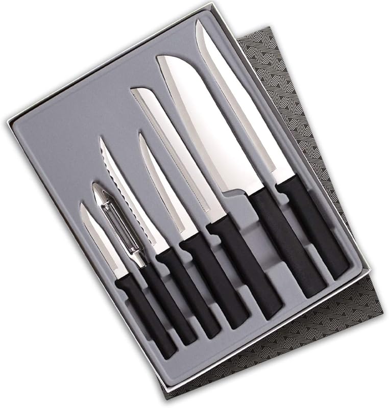 RADA Cutlery G238 7-Piece Stainless Steel Culinary Knives Starter Gift