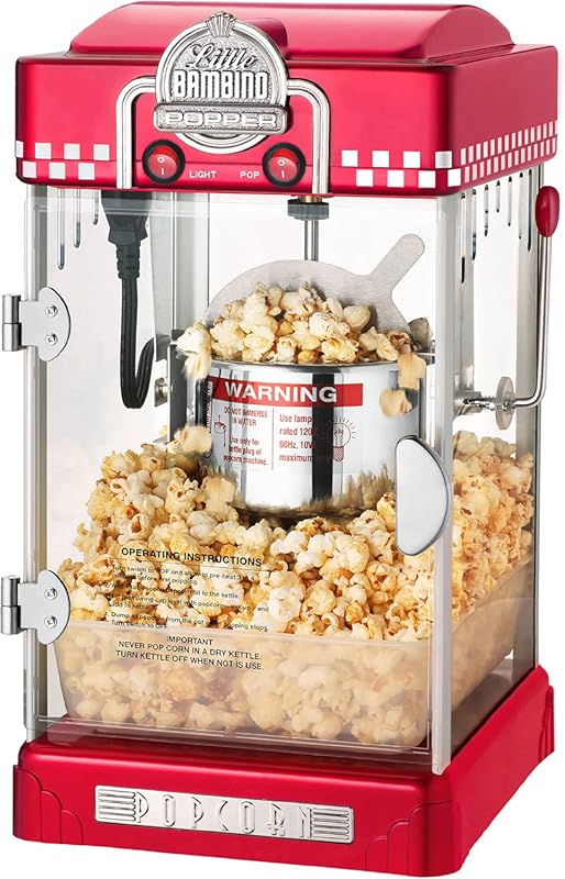 Great Northern Popcorn Company Little Bambino 2.5 Oz. Retro Style Popc