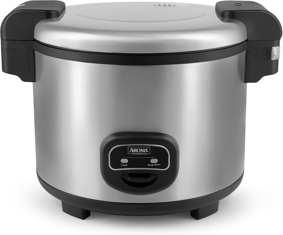 Aroma Housewares ARC-1130S Commercial 60-Cup Rice Cooker, Stainless St
