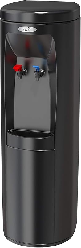 Oasis POUD1SHS BLK Atlantis Bottleless Water Cooler: Hot and Cold Disp
