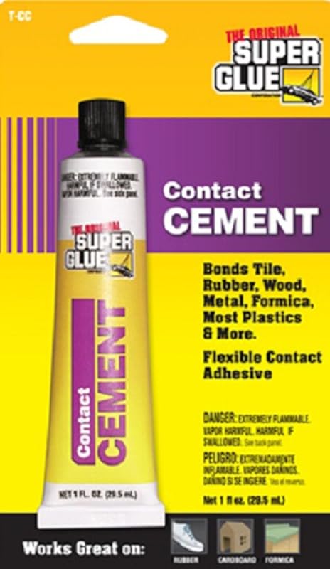 The Original SuperGlue T-CC Contact Cement - Heavy Duty Adhesive for M