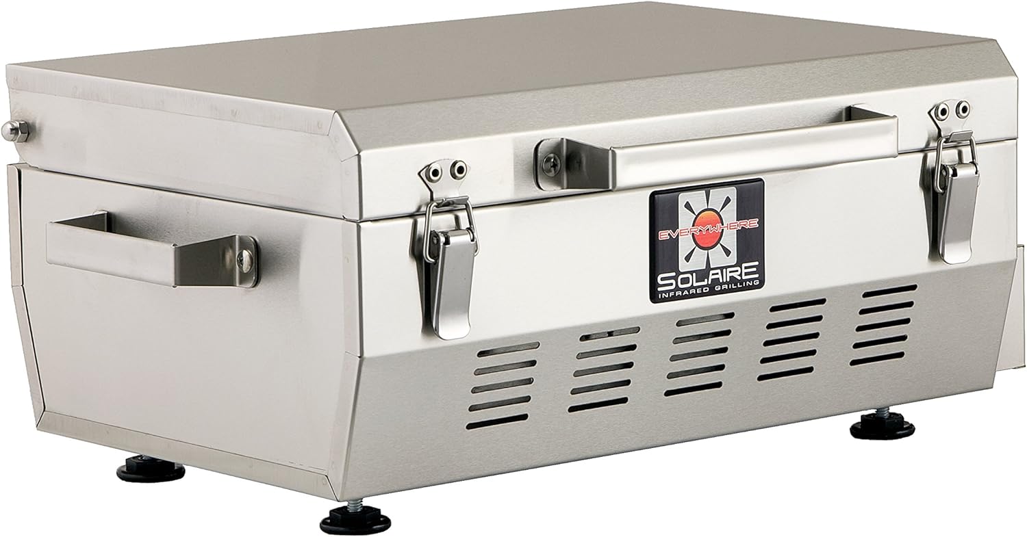 Solaire SOL-EV17A Everywhere Portable Infrared Propane Gas Grill, Outd