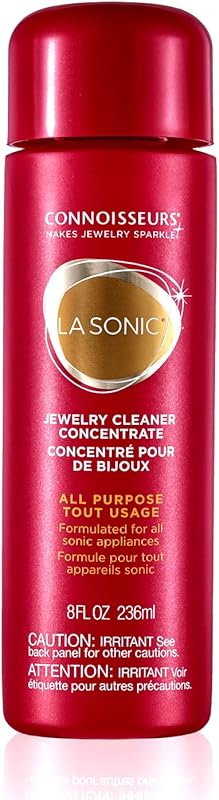CONNOISSEURS LaSonic All-Purpose Jewelry Cleaner Concentrate, 8 fl oz,