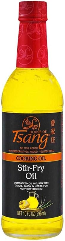 House Of Tsang Stir Fry Oil, 10 OZ Bottles, Pack of 6 for Asian Cuisin