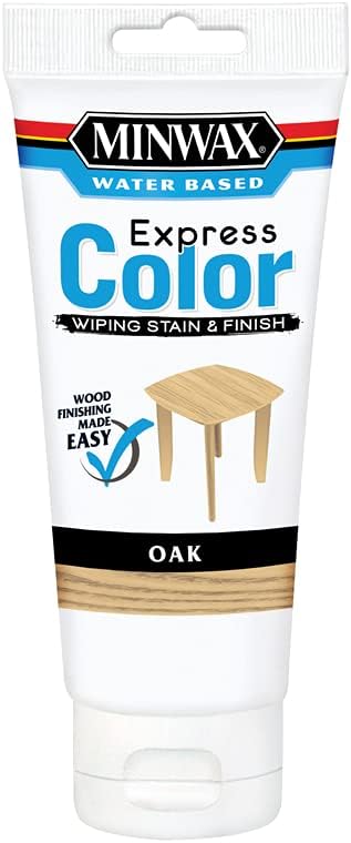 Minwax 308014444 Express Color Wiping Stain and Finish, Oak – Easy App
