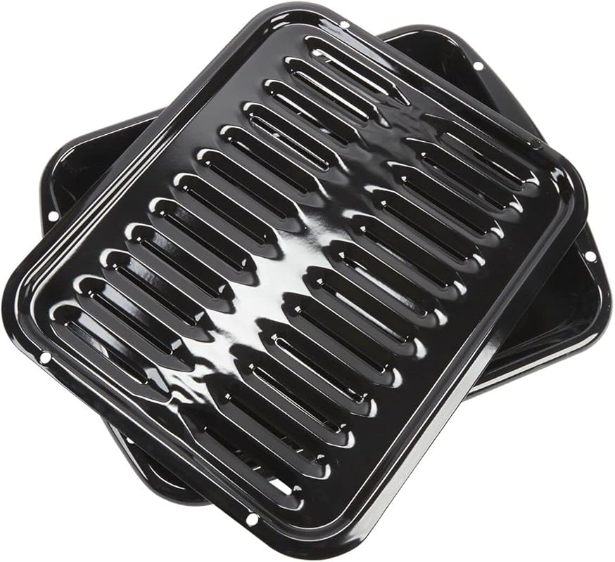 Genuine OEM Whirlpool 4396923 Premium Broiler Pan for Oven Cooking and
