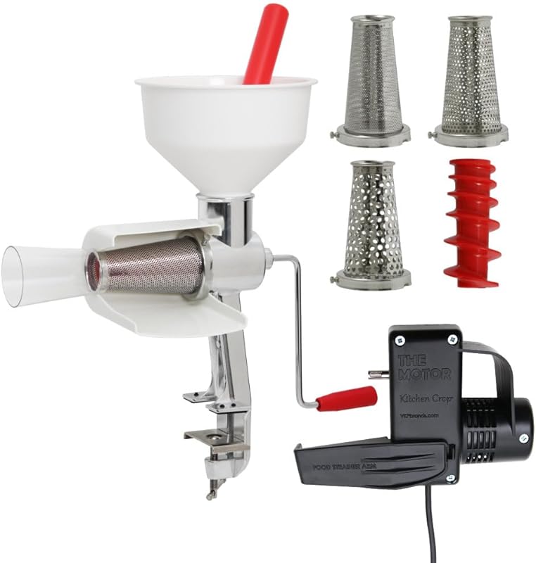 Johnny Model 250 Electric Apple & Tomato Sauce Maker - Food Strainer w