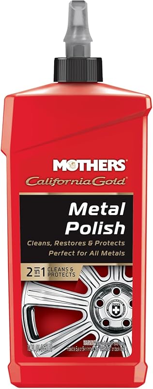 Mothers California Gold Metal Polish, 12 oz - Cleans, Restores & Prote