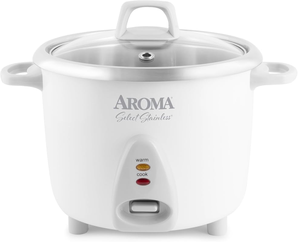 Aroma Housewares ARC-757SG Select Stainless Rice Cooker & Warmer, 14-C