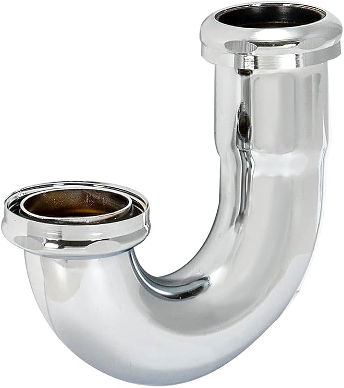 EZ-FLO Heavy-Duty 1-1/2 Inch J-Bend Sink Trap with Captive Nut and 22-