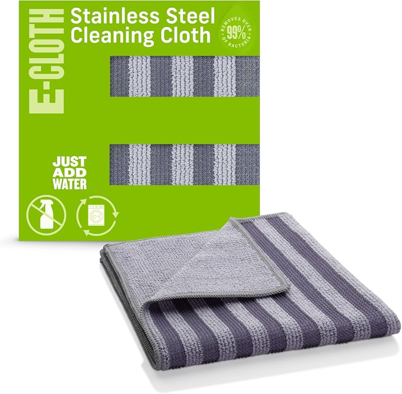 E-Cloth Microfiber Stainless Steel Cleaning Cloth – Spotless Shine for