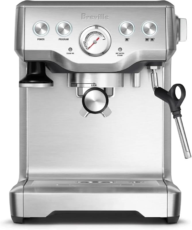 Breville Infuser BES840XL Espresso Machine, Brushed Stainless Steel wi