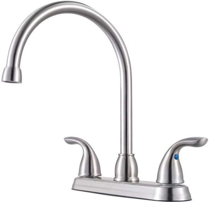 Pfister Pfirst Series Stainless Steel Kitchen Sink Faucet, Two-Handle,