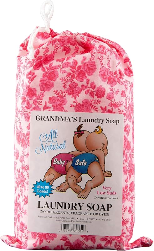 Grandma's Non-Detergent Laundry Soap, 40 Ounces, Ideal for Sensitive S