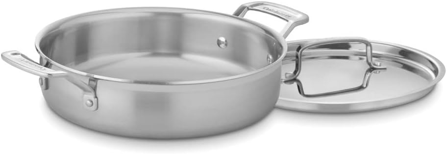 Cuisinart MultiClad Pro Stainless Steel 3-Quart Casserole with Cover, 