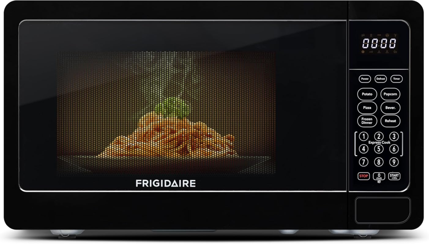 FRIGIDAIRE 0.7 Cu. Ft. Compact Microwave Oven for Dorms or Small Space