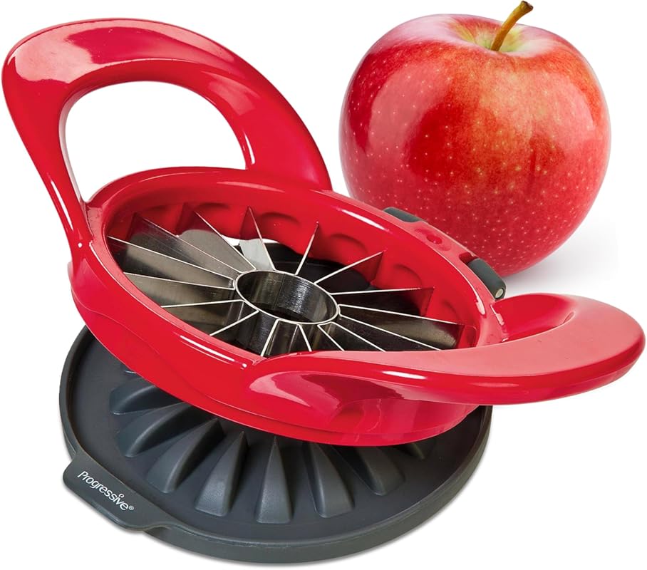 PrepWorks 16-Slice Apple Slicer and Corer, Thin Apple Cutter with Safe
